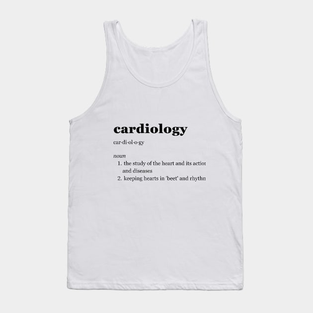 Cardiology Tank Top by imperfectdesin